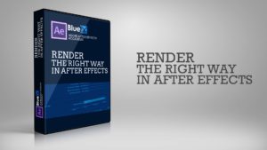 Rendering in Adobe After Effects