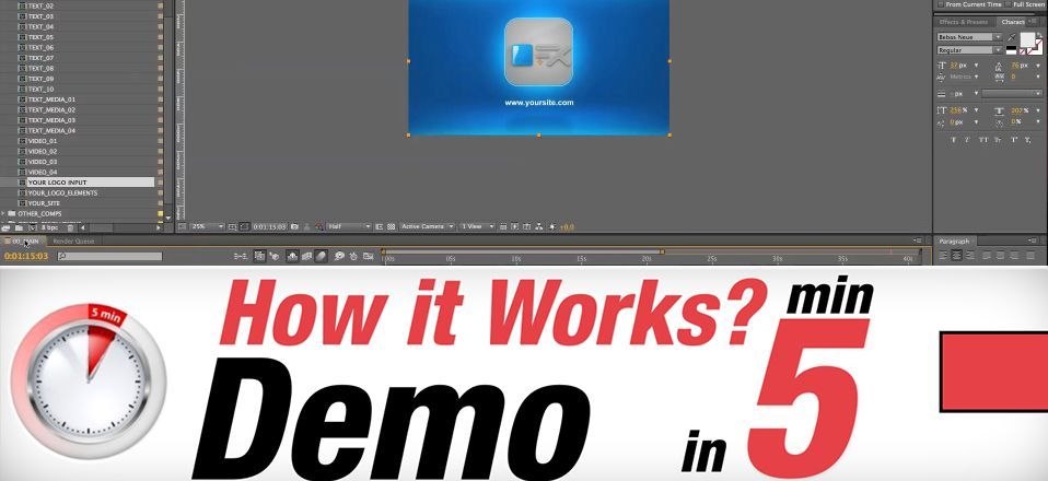The Business Promo After Effects Template – Tutorial