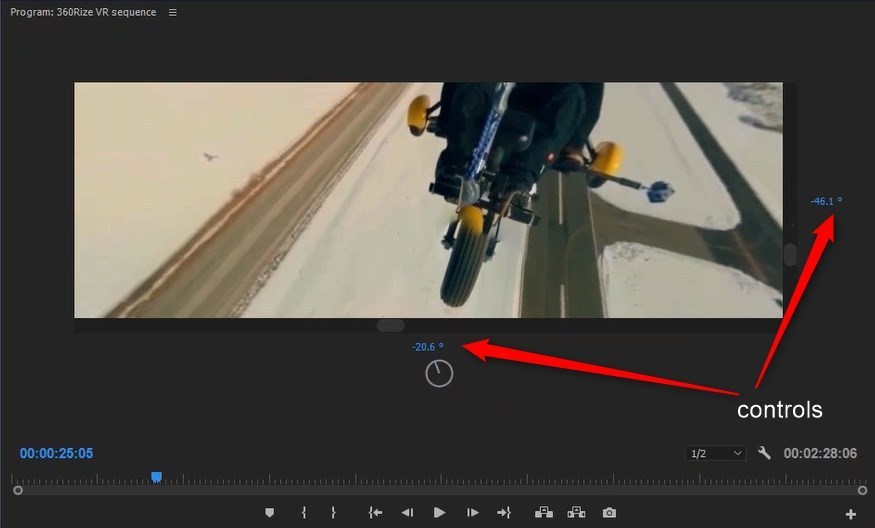 Controls when VR video is enabled