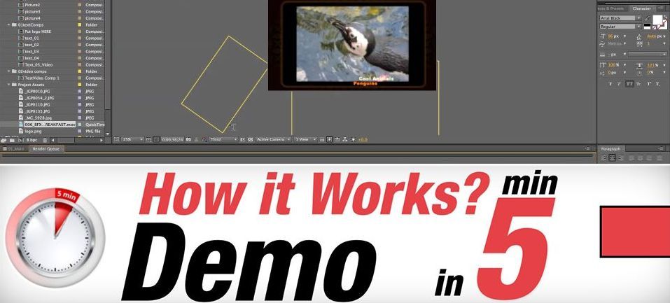 The Corporate Intro After Effects Template – Tutorial