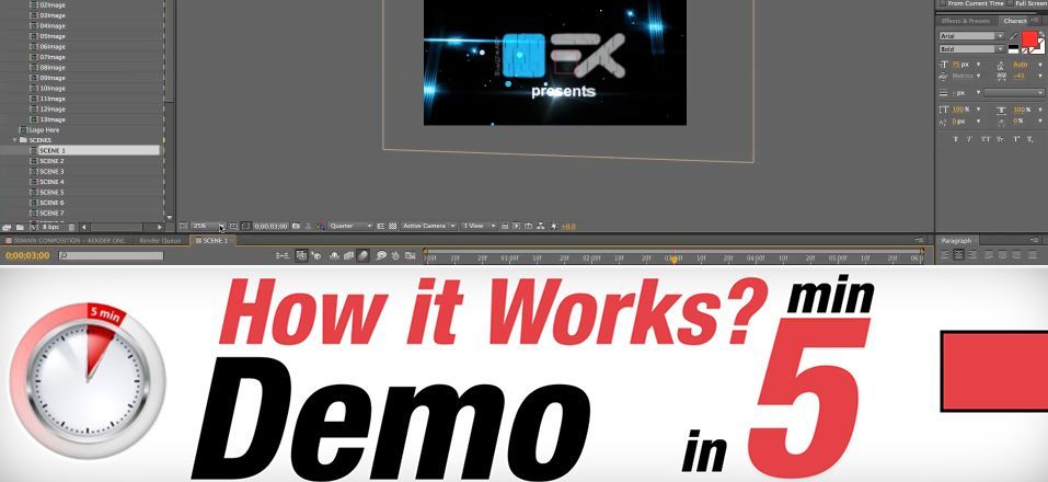 The Exodus After Effects Template – Tutorial