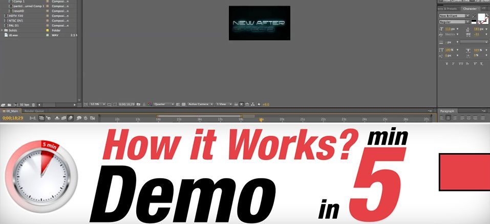 The Movie Trailer After Effects Template – Tutorial