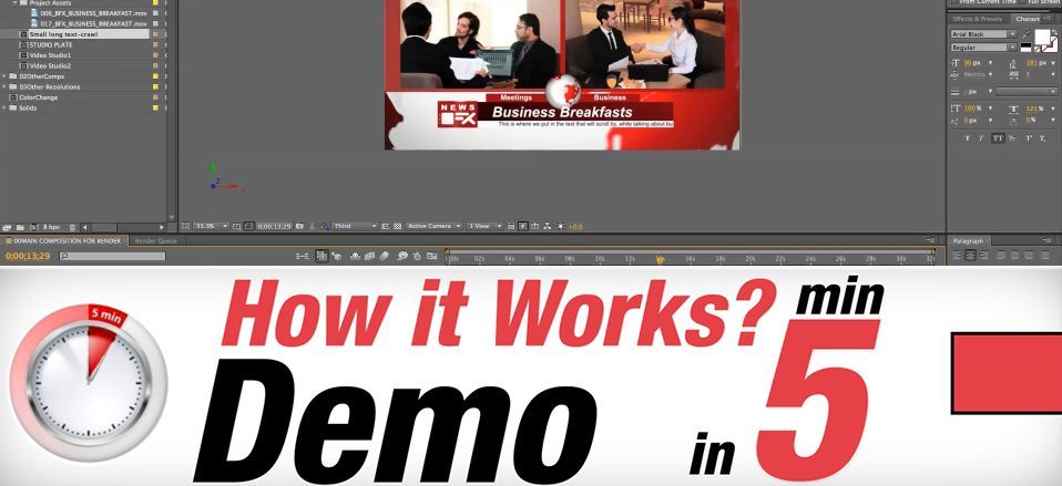The News 2 After Effects Template – Tutorial