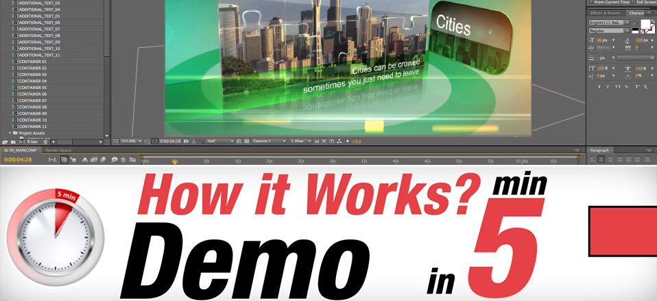 The Business Puzzle After Effects Template – Tutorial