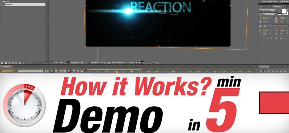 The Reaction After Effects Template – Tutorial