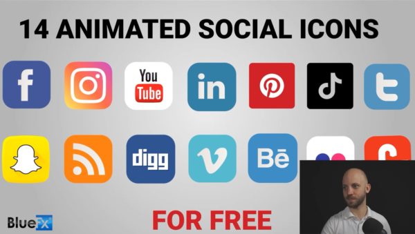 14 Animated Social Media Icons