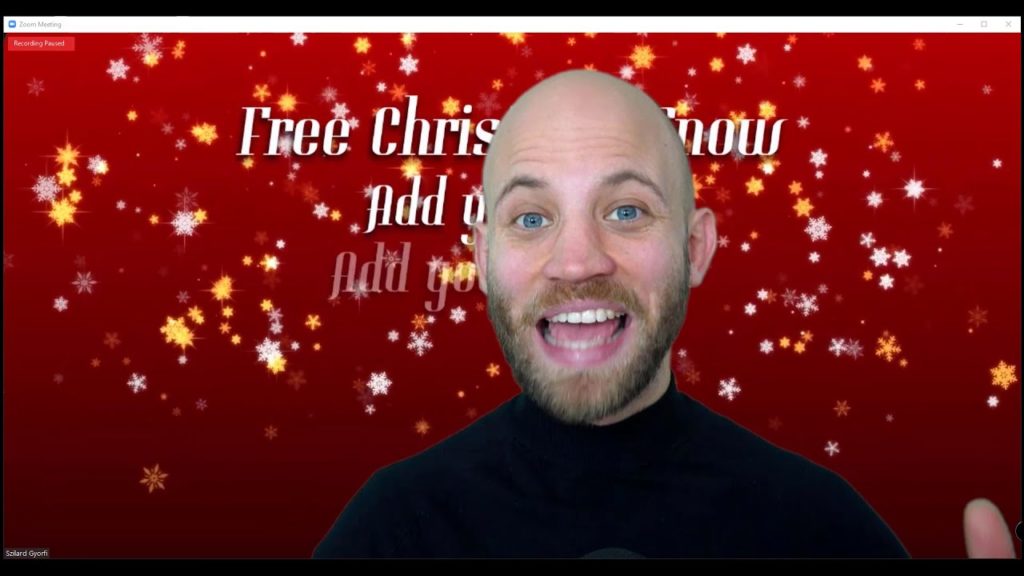 Adding Free Animated Background Video for Zoom Live Meetings