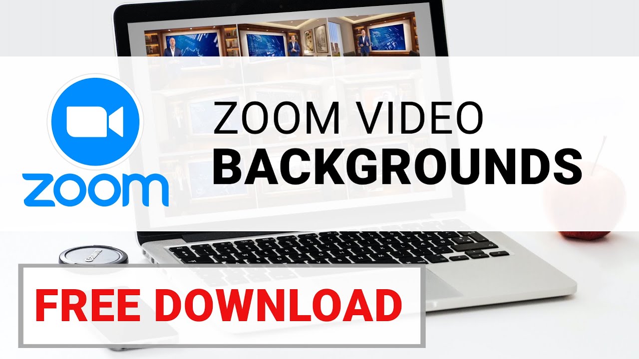 Zoom Virtual Backgrounds [Video Template] FREE DOWNLOAD + Tutorial